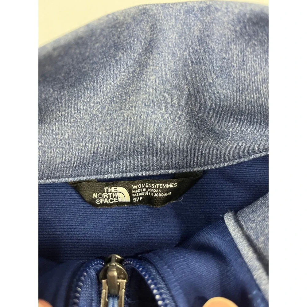 The North Face Womens S P Blue Gray Zip Up Jacket‎